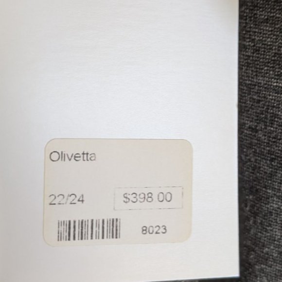 NWT Marina Rinaldi Sport Olivetta long-sleeved gray tailored midi dress, size 22 - Picture 9 of 10